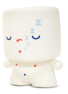 Sleeping figure by 64 Colors, produced by Squibbles Ink, Inc. & Rotofugi. Front view.
