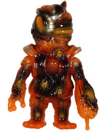 Organ Bat figure by Realxhead X Super7, produced by Realxhead. Front view.