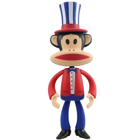Ringmaster Julius figure by Paul Frank, produced by Play Imaginative. Front view.
