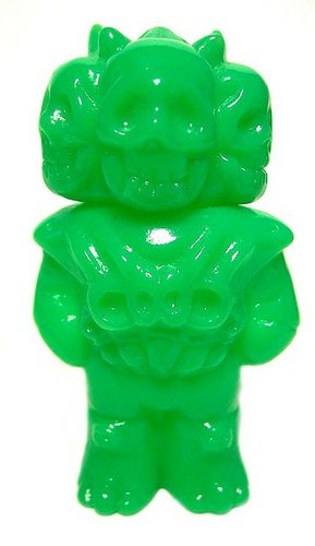 Baby Rocks - Unpainted Green figure by Skull Toys, produced by Skull Toys. Front view.