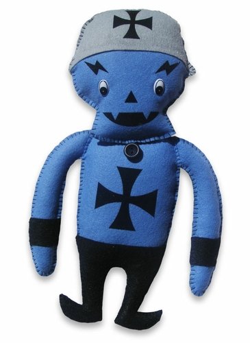 Nazi Blue figure by Cupco, produced by Cupco. Front view.