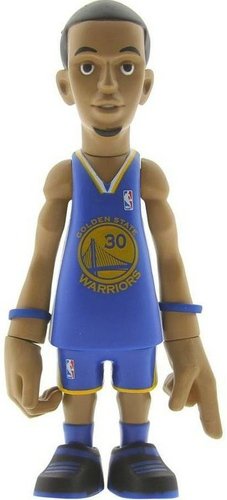 Stephen Curry - Road Jersey figure by Coolrain, produced by Mindstyle. Front view.