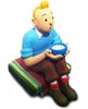 Tintin drinks Yak Tea