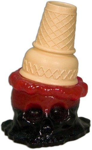 Ice Scream Man - Blackberry  figure by Brutherford, produced by Brutherford Industries. Front view.