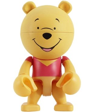 Winnie the Pooh figure by Disney, produced by Play Imaginative. Front view.