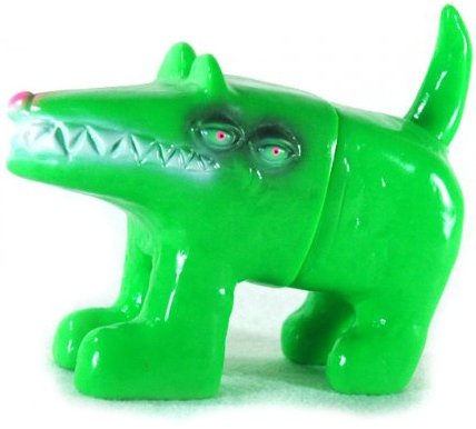 Mr. Lime WaoDog figure by Lionel Wyss, produced by Wao Toyz. Front view.