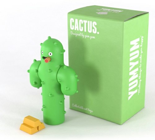 Cactus figure by Yum Yum London. Front view.