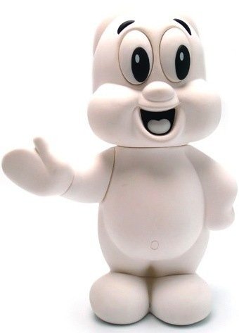 Ripple - Marshmellow  figure by Sket One, produced by Kaching Brands. Front view.