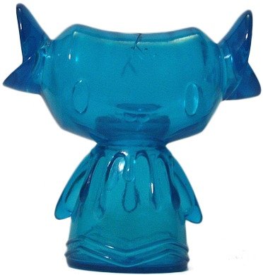 Fenton - Clear Blue, Lucky Bag 11 figure by Brian Flynn, produced by Super7. Front view.