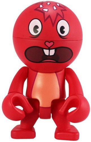 Flaky  figure by Happy Tree Friends, produced by Play Imaginative. Front view.