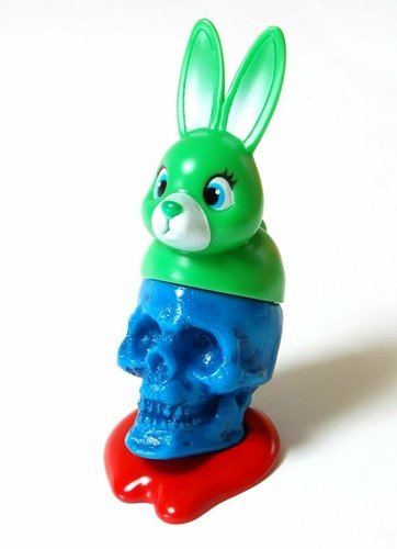 Rabbit Green figure by Kikkake, produced by Kikkake. Front view.