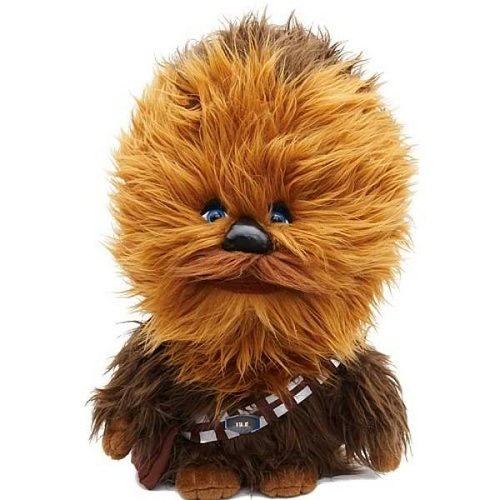Chewbacca Talking Plush figure by Lucasfilm Ltd., produced by Underground Toys. Front view.
