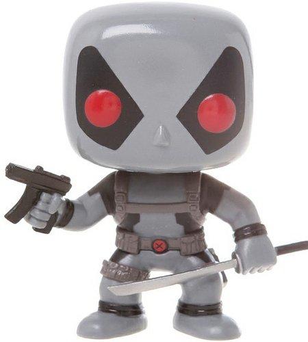 POP! DeadPool X-Force Variant - Hot Topic Exclusive figure by Marvel, produced by Funko. Front view.