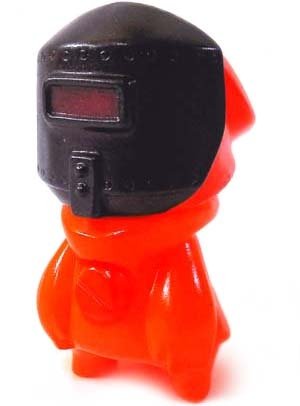 Eccles Orange figure by Tttoy, produced by Tttoy. Front view.