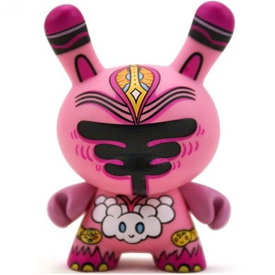 JK5 figure by Jk5, produced by Kidrobot. Front view.