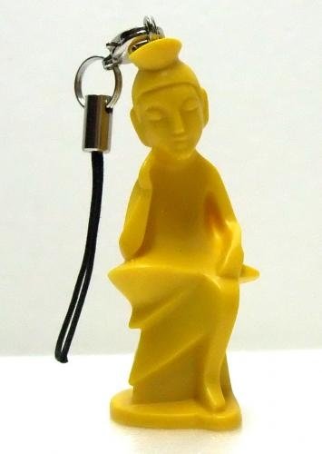 Mini Miroku - Yellow figure by Mirock Toys, produced by Mirock Toys. Front view.