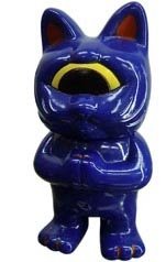 Fortune Kid - Blue figure by Mori Katsura, produced by Realxhead. Front view.