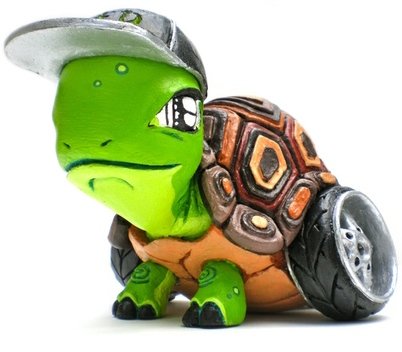 Camber Turtle - Deluxe figure by Christopher Pong Encina, produced by Self-Produced By K.V.. Front view.