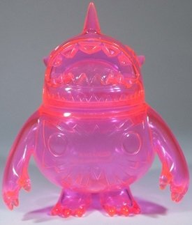 Pocl - Unpainted Clear Pink figure by Kaijin, produced by Wonderwall. Front view.