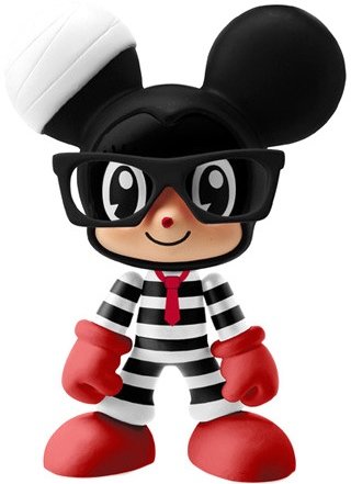StayReal Burglar Mousy figure by Ashin X No2Good, produced by Stayreal. Front view.