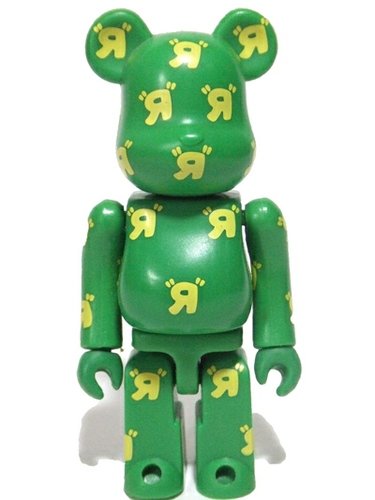 ToysRus Pattern Be@rbrick  figure, produced by Medicom Toy. Front view.