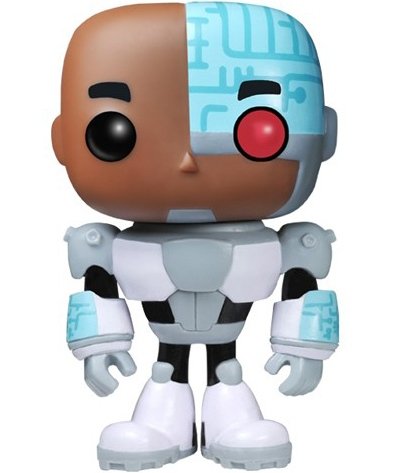 POP! Teen Titans GO! - Cyborg figure by Funko, produced by Funko. Front view.