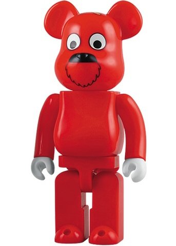 Mukku Be@rbrick 400% figure by Fuji Television, produced by Medicom Toy. Front view.