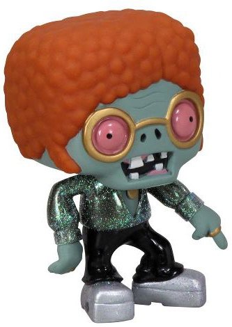 Disco Zombie - SDCC 12 figure, produced by Funko. Front view.