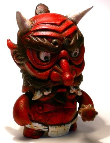 Oni Teddy Troop figure by Southerndrawl. Front view.