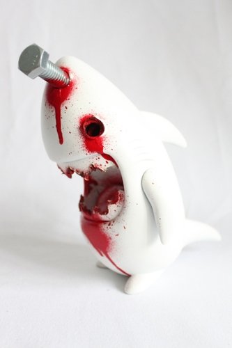 Bloody Series Sharky figure by Death Nyc. Front view.