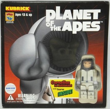 Planet Of The Apes Set F: Escape figure, produced by Medicom Toy. Front view.