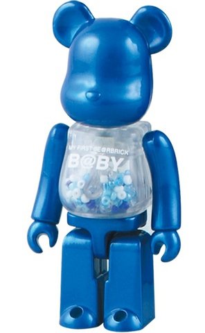 My First Be@rbrick B@by 100% Colette figure by Chiaki Kuriyama, produced by Medicom Toy. Front view.