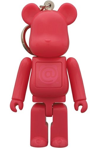 Be@rbrick Light Keychain figure, produced by Medicom Toy. Front view.