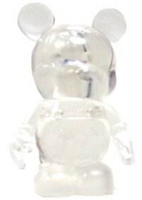 Clear White Chase figure by Disney, produced by Disney. Front view.