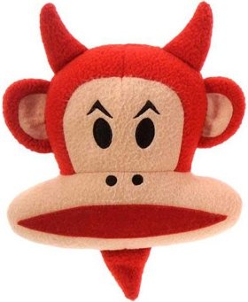 Devil Julius figure by Paul Frank, produced by Fiesta Toy. Front view.