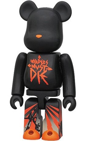 The Prodigy - Pattern Be@rbrick Series 21 figure, produced by Medicom Toy. Front view.