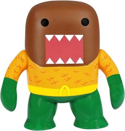 Domo DC Mystery Minis - Aquaman figure by Dc Comics, produced by Funko. Front view.
