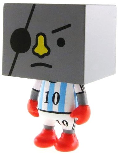 To-Fu Football Argentina figure by Devilrobots, produced by Devilrobots Sis. Front view.