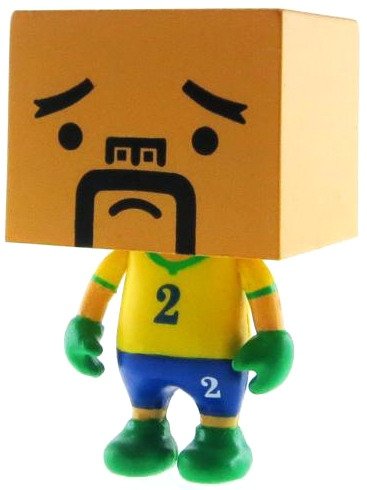 To-Fu Football Brazil figure by Devilrobots, produced by Devilrobots Sis. Front view.