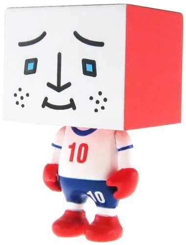 To-Fu Football England figure by Devilrobots, produced by Devilrobots Sis. Front view.