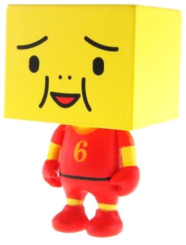 To-Fu Football Spain figure by Devilrobots, produced by Devilrobots Sis. Front view.