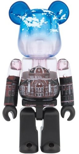 Tokyo Station Marunouchi Be@rbrick 100% figure by Medicom Toy, produced by Medicom Toy. Front view.