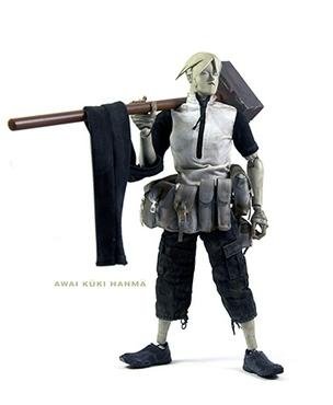 Tomorrow King - Awai Kuki Hanma figure by Ashley Wood, produced by Threea. Front view.
