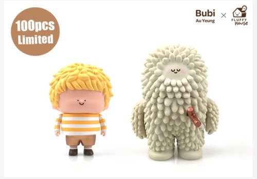 Treeson and Ren Special Edition figure by Bubi Au Yeung, produced by Fluffy House. Front view.
