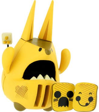 Tummy Toaster Terror  figure by Peskimo, produced by Kidrobot. Front view.
