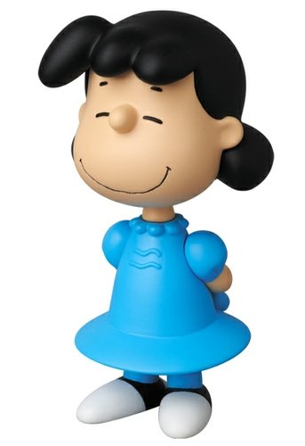 UDF PEANUTS Series 3 LUCY figure by Charles M. Schulz, produced by Medicom Toy. Front view.