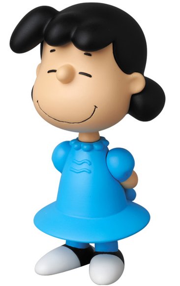 UDF PEANUTS Series 3 LUCY figure by Charles M. Schulz, produced by Medicom Toy. Front view.