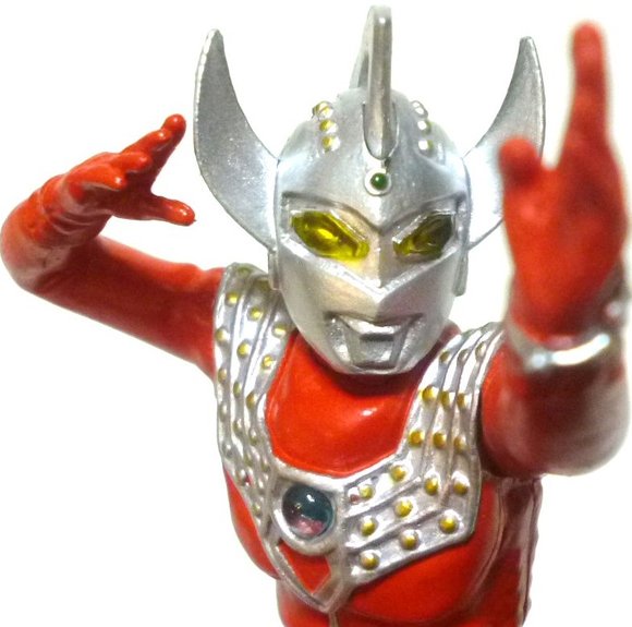 Ultraman Taro figure by Tsuburaya Productions, produced by Bandai. Detail view.