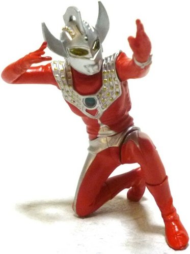 Ultraman Taro figure by Tsuburaya Productions, produced by Bandai. Front view.