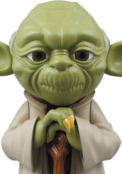 Yoda - VCD Special No.133 figure by H8Graphix, produced by Medicom Toy. Detail view.
